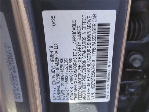 New 2025 Honda Accord Touring image 26