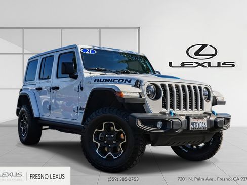 Used 2021 Jeep Wrangler Unlimited Rubicon 4xe w/ Cold Weather Group AWD/4WD image 1