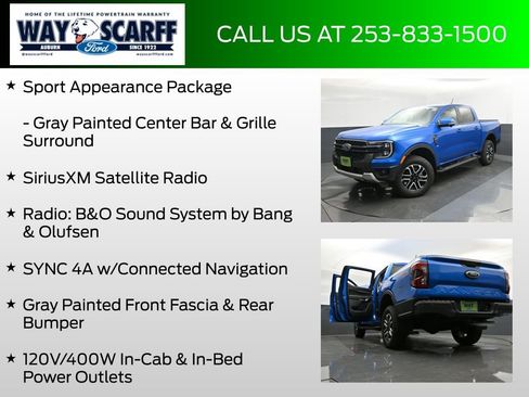 New 2025 Ford Ranger Lariat w/ FX4 Off-Road Package image 12