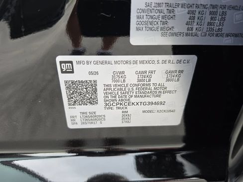 New 2026 Chevrolet Silverado 1500 Custom Trail Boss AWD/4WD image 33