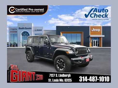 Certified 2025 Jeep Wrangler Unlimited Rubicon AWD/4WD image 1