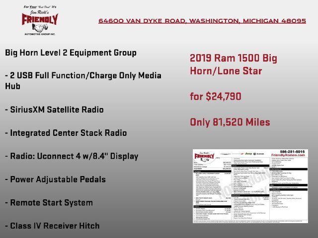 Used 2019 RAM 1500 Big Horn AWD/4WD image 6
