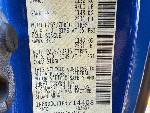 Used 2015 Nissan Frontier SV image 27