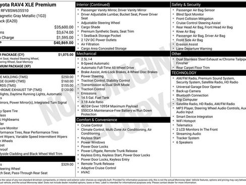 Used 2025 Toyota RAV4 XLE Premium w/ Weather Package AWD/4WD image 1