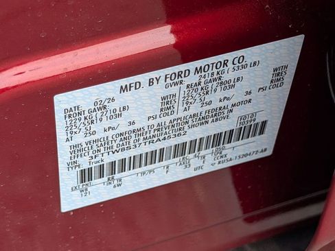 New 2026 Ford Maverick Lariat w/ Black Appearance Package AWD/4WD image 53