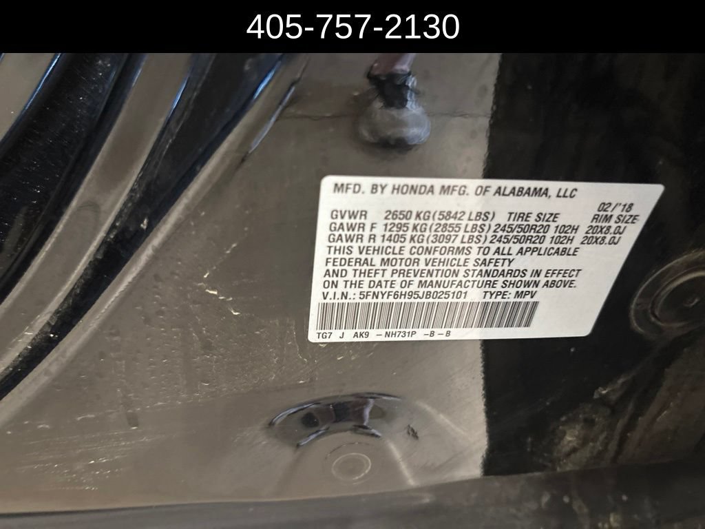 Used 2018 Honda Pilot Touring image 3