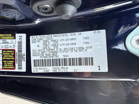 Used 2024 Toyota Tundra Limited w/ TRD Off-Road Package image 13