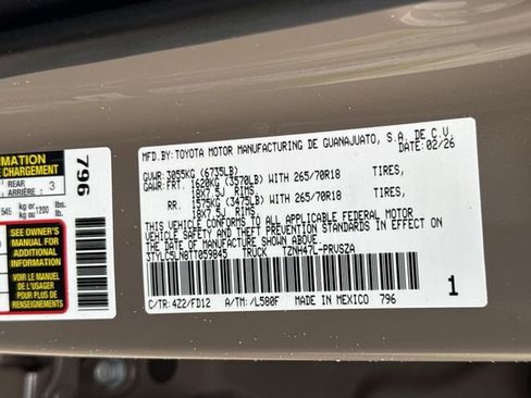 New 2026 Toyota Tacoma TRD Off-Road image 36