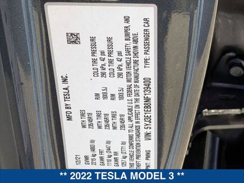 Used 2022 Tesla Model 3 Long Range image 22
