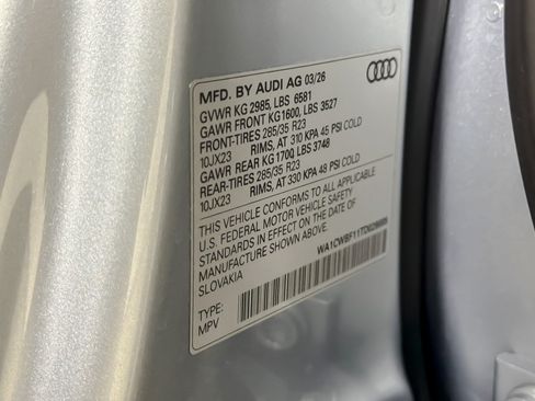 New 2026 Audi SQ8 Prestige AWD/4WD image 27