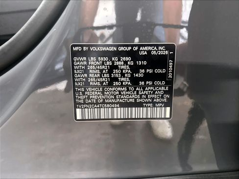 New 2026 Volkswagen Atlas SEL Premium R-Line AWD/4WD image 14