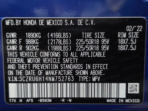 Used 2022 Honda HR-V Sport image 36
