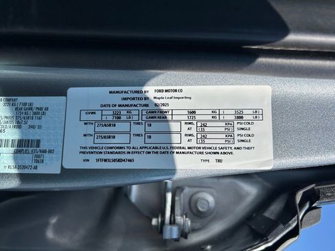 Used 2025 Ford F150 XLT w/ Equipment Group 301A Standard image 25