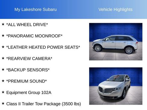 Used 2015 Lincoln MKX AWD w/ Equipment Group 102A image 10