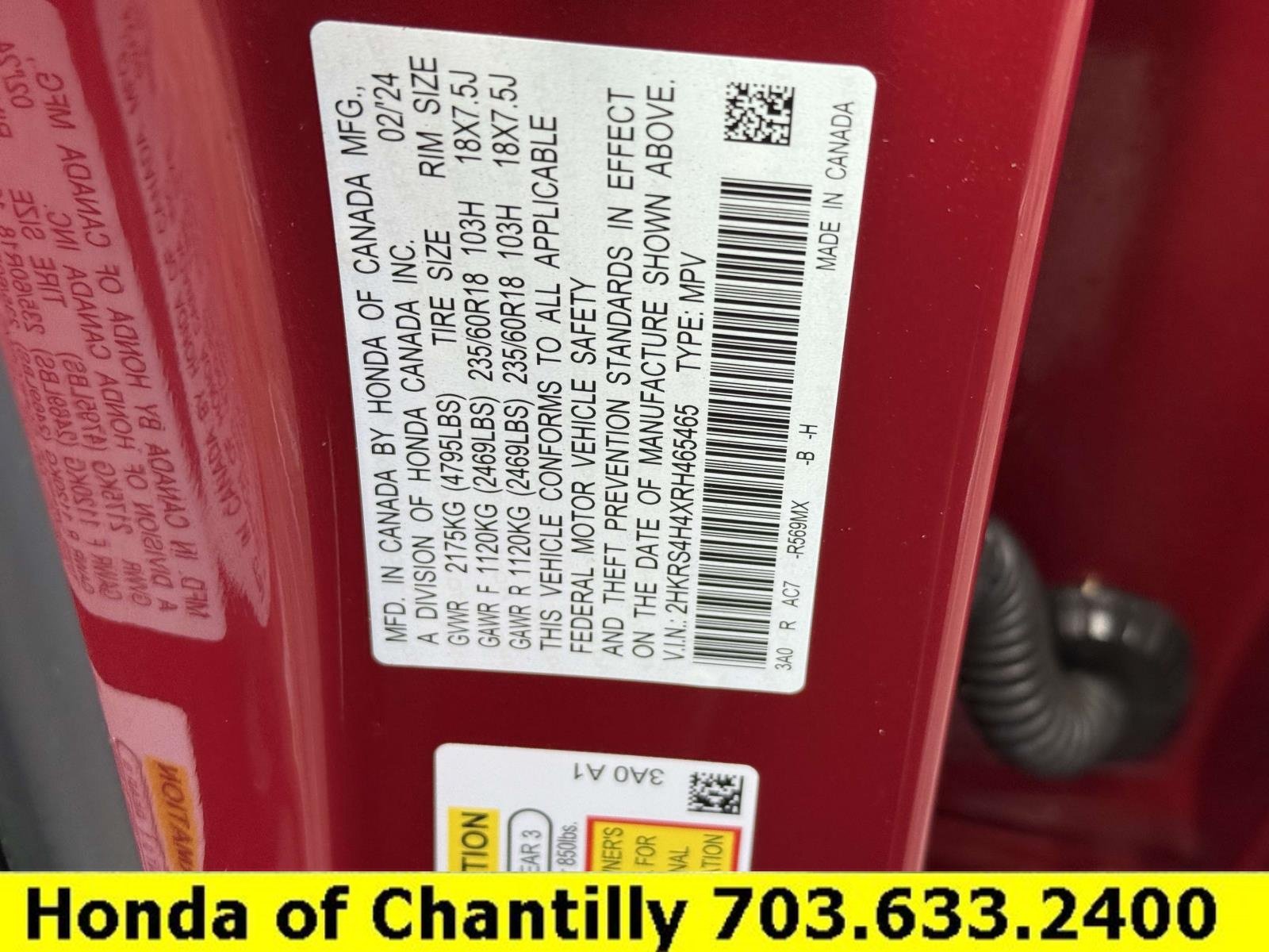 Certified 2024 Honda CR-V EX image 31