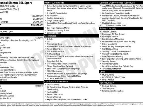 New 2025 Hyundai Elantra Sport FWD image 23
