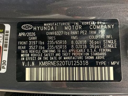 New 2026 Hyundai Palisade SEL w/ Tow & Go Package AWD/4WD image 30