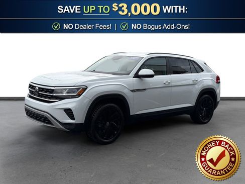Certified 2022 Volkswagen Atlas Cross Sport SE w/ Black Wheel Package FWD image 1