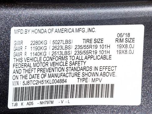 Certified 2019 Acura RDX AWD w/ Technology Package image 39
