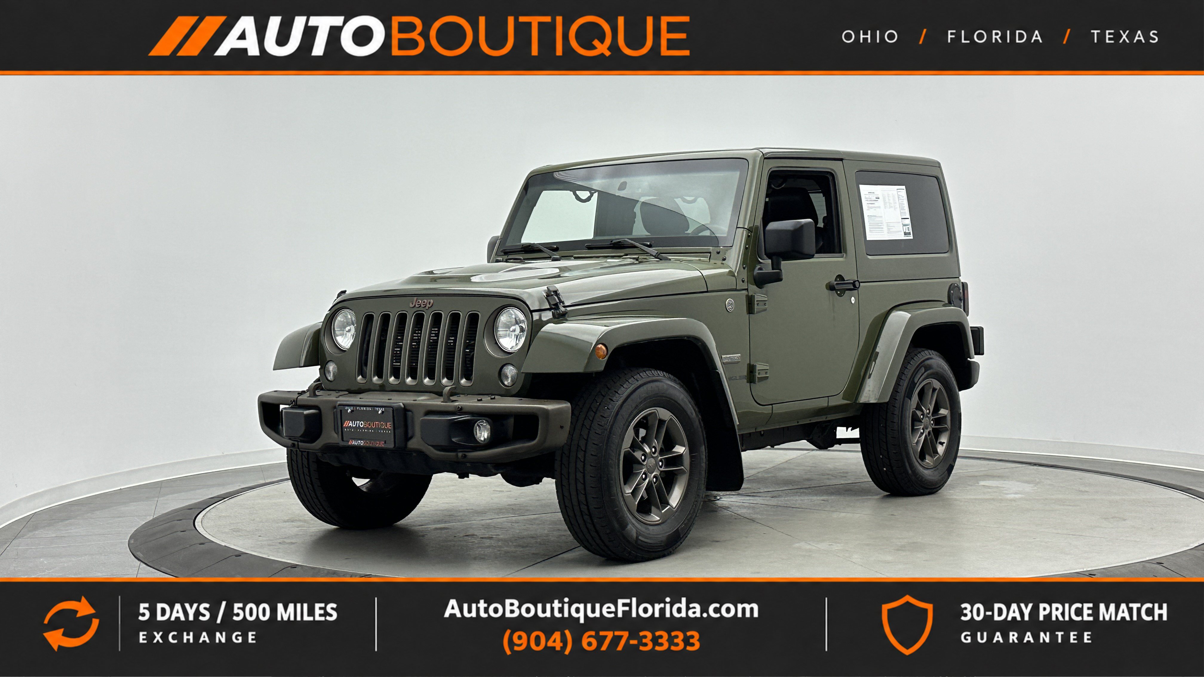 Used 2016 Jeep Wrangler Sahara AWD/4WD image 1