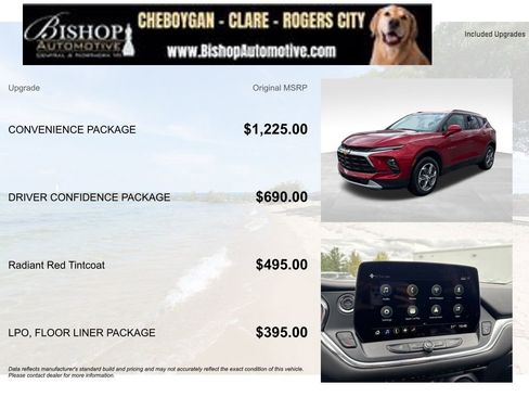 Used 2025 Chevrolet Blazer LT w/ Convenience Package AWD/4WD image 3