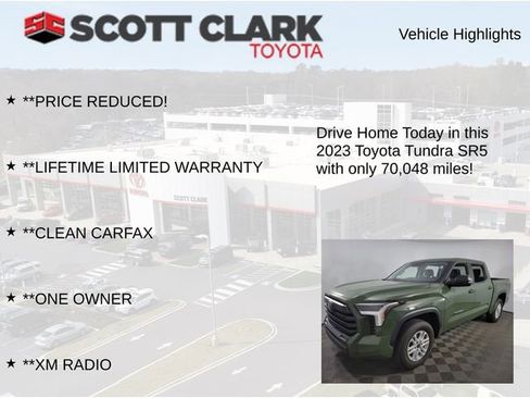 Used 2023 Toyota Tundra SR5 w/ SR5 Convenience Package AWD/4WD image 12
