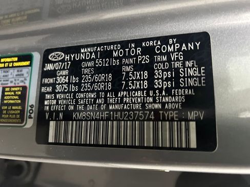 Used 2017 Hyundai Santa Fe SE w/ SE Premium Package 02 image 35