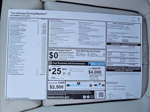 New 2026 BMW X5 xDrive40i w/ M Sport Package image 19