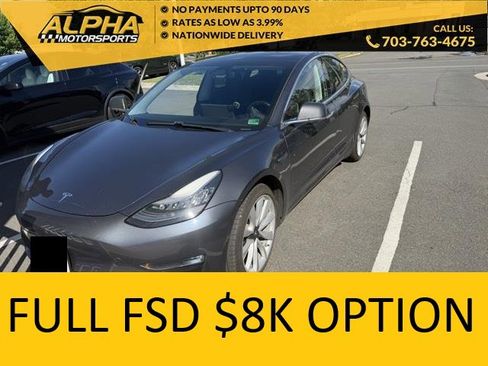 Used 2019 Tesla Model 3 Long Range AWD/4WD image 1