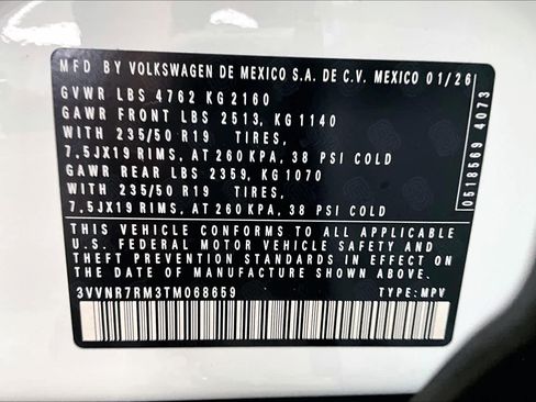 New 2026 Volkswagen Tiguan SE image 19