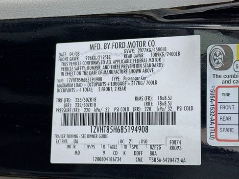 Used 2008 Ford Mustang GT Premium image 35