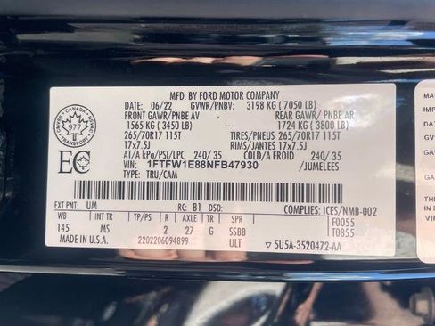 Certified 2022 Ford F150 XLT AWD/4WD image 19
