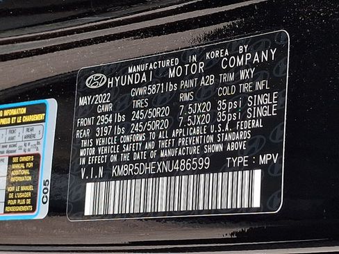 Certified 2022 Hyundai Palisade Limited AWD/4WD image 26