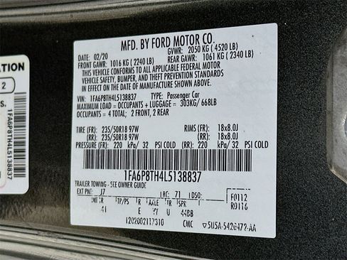 Certified 2020 Ford Mustang Premium image 27