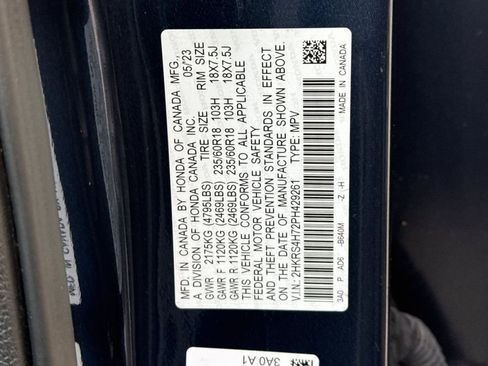 Certified 2023 Honda CR-V EX-L image 37