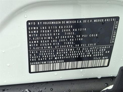New 2025 Volkswagen Tiguan S image 20