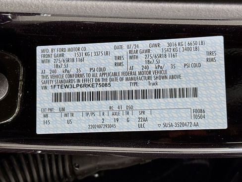 Used 2024 Ford F150 XLT w/ Equipment Group 302A MID image 30