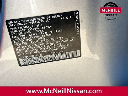 Used 2019 Volkswagen Atlas SE image 30