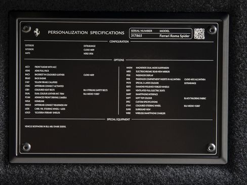 Certified 2025 Ferrari Roma Spider RWD image 42