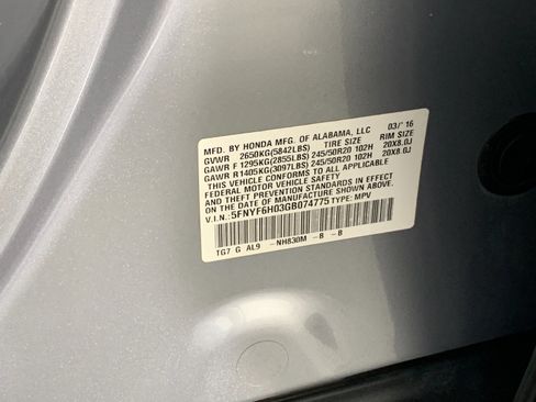 Used 2016 Honda Pilot Elite image 12