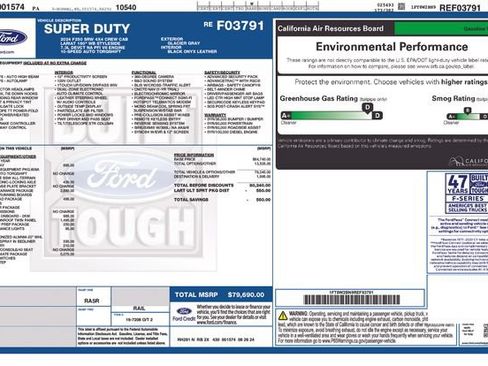 Used 2024 Ford F250 Lariat w/ Lariat Ultimate Package AWD/4WD image 33