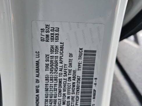 Used 2019 Honda Ridgeline RTL-E image 54