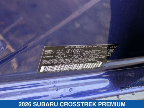 Certified 2026 Subaru Crosstrek 2.0i Premium image 29