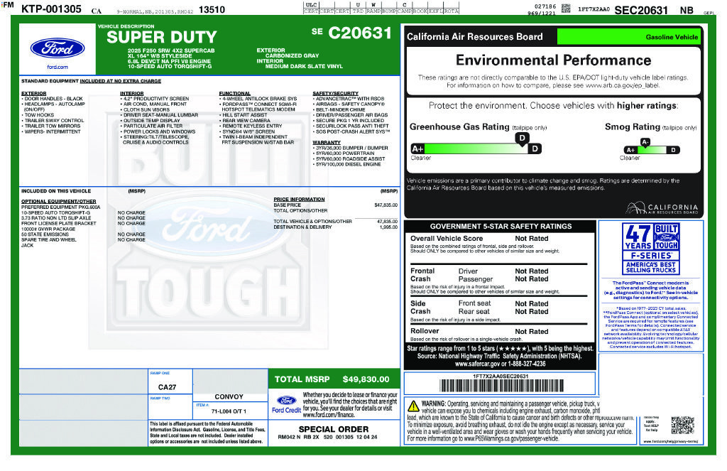 Certified 2025 Ford F250 XL RWD image 3