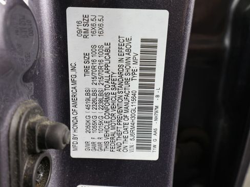 Used 2016 Honda CR-V LX image 39