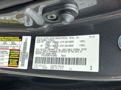 New 2026 Toyota Tundra Limited AWD/4WD image 38