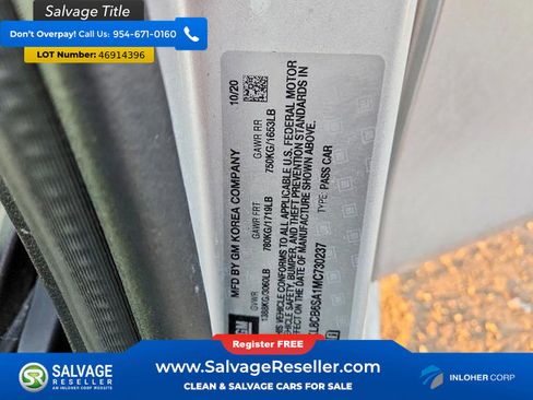 Used 2021 Chevrolet Spark LS image 16