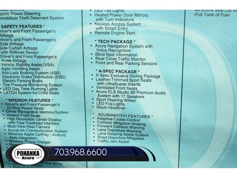 New 2025 Acura TLX SH-AWD w/ A-SPEC Pkg image 40