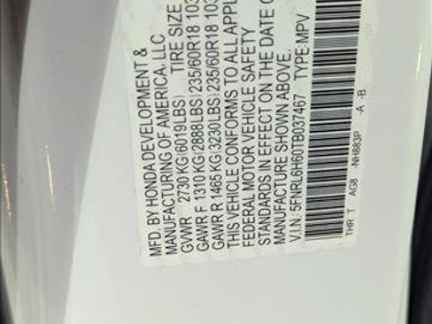 New 2026 Honda Odyssey EX-L image 16