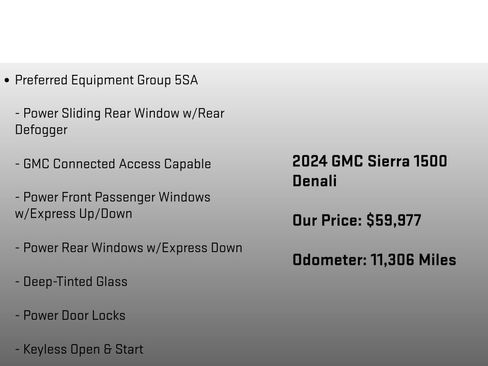Used 2024 GMC Sierra 1500 Denali w/ Technology Package AWD/4WD image 6